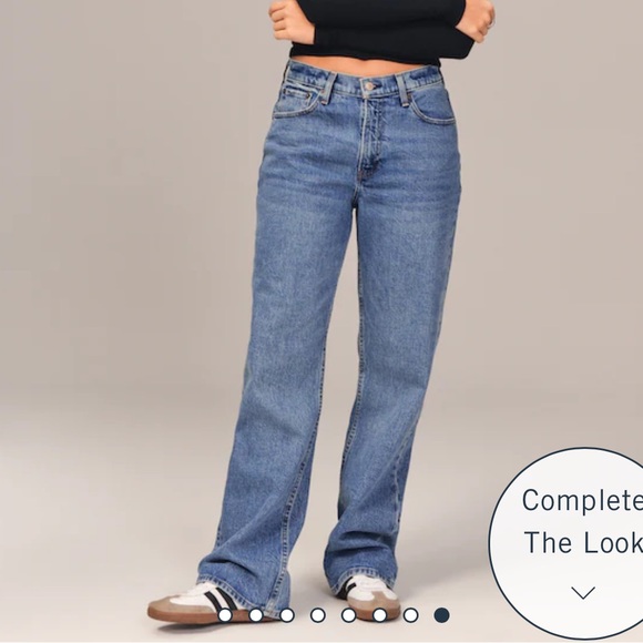 Curve Love Mid Rise Baggy Jean - Picture 6 of 9